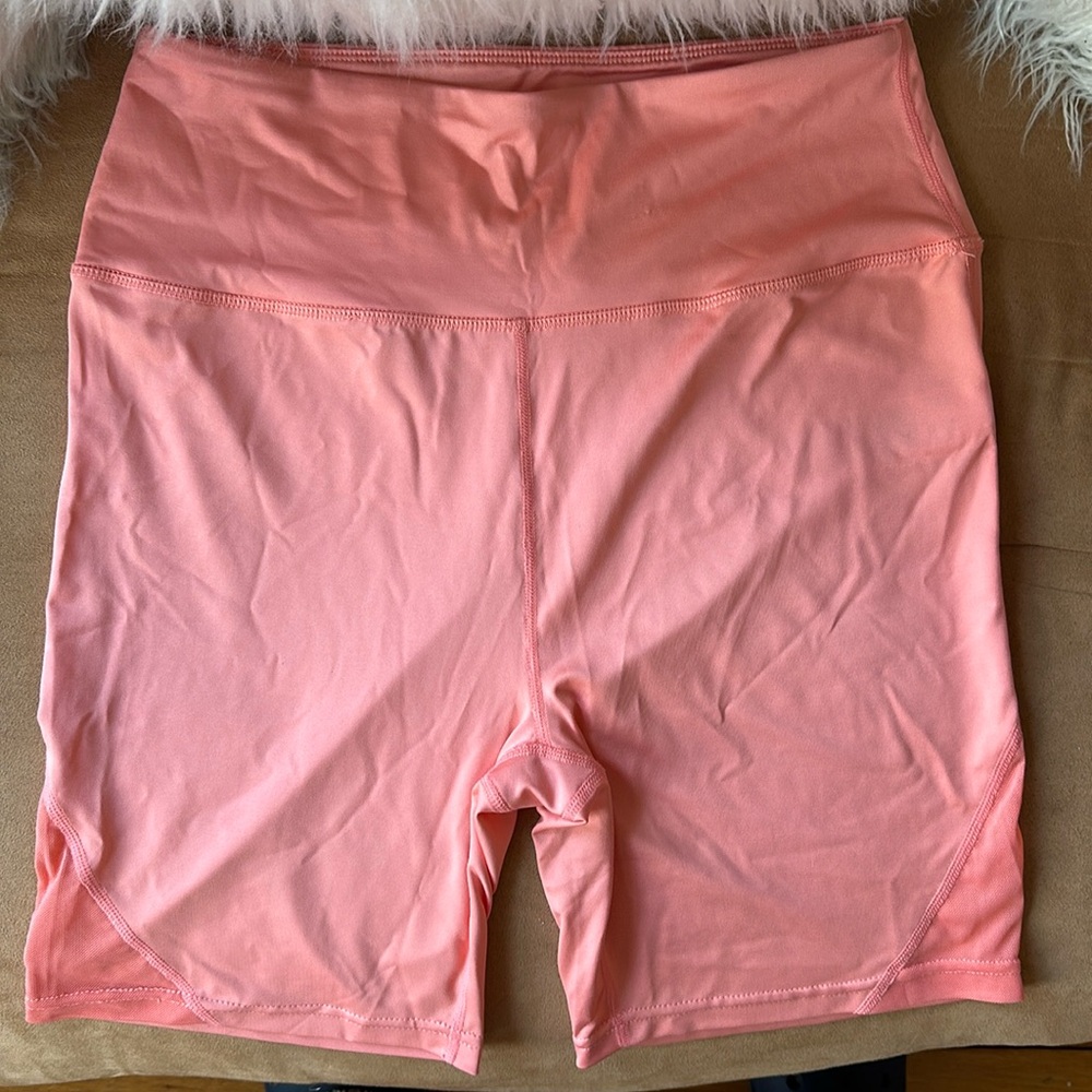 Pink Simply Be Biker Shorts